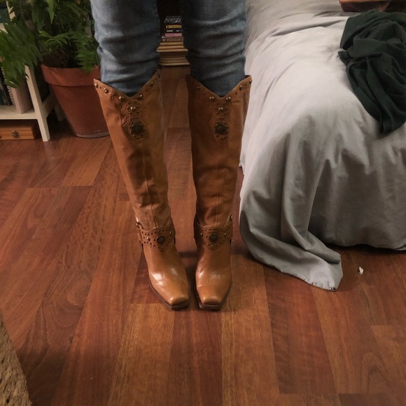 Antonio Melani Buffalo Nickel Harness Boot - Picture 3 of 10